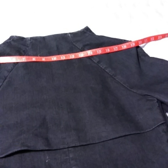 New York &Co Zip Up Demin Jacket - Picture 4 of 5